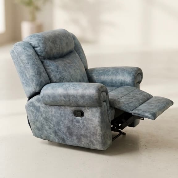 Cloudburst Leather Recliner